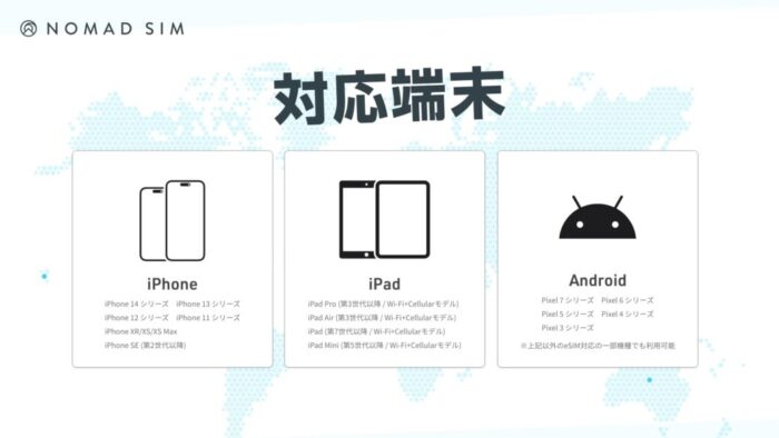 nomadSIMの特徴②