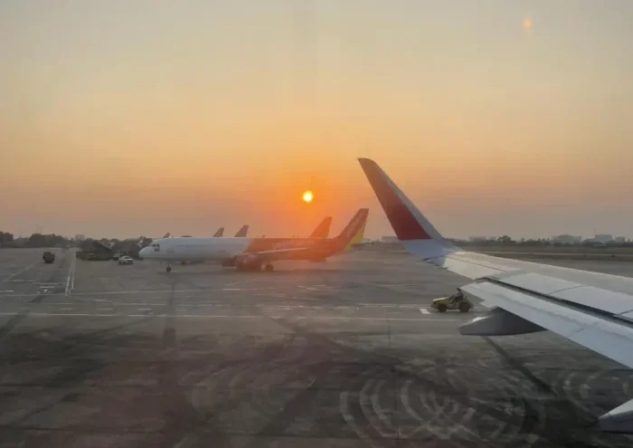 タイの空港で撮った写真