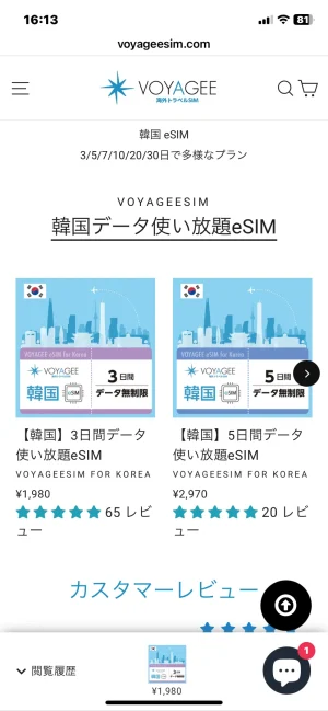 VOYAGEESIMプラン②